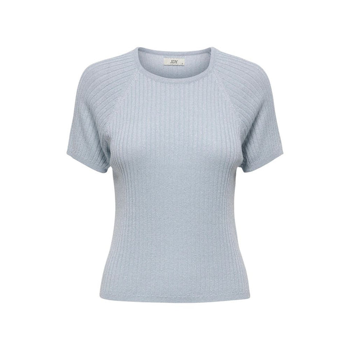 Jacqueline De Yong Blue Viscose T-Shirt