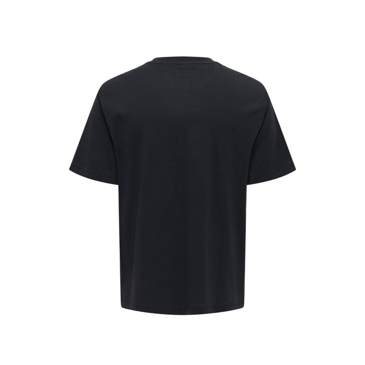 Only & Sons Black Cotton T-Shirt
