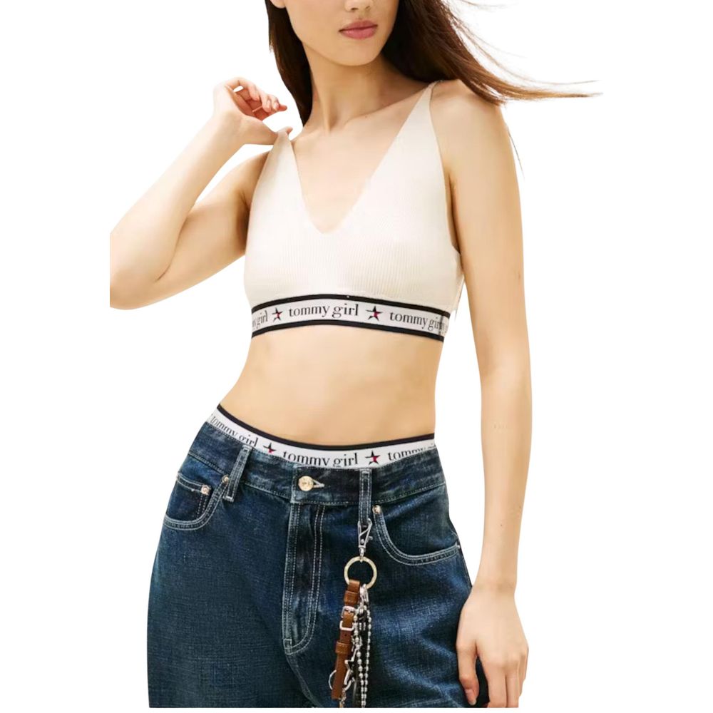 Tommy Hilfiger Jeans Cream Wool Top