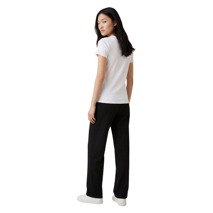 Armani Exchange White Cotton T-Shirt