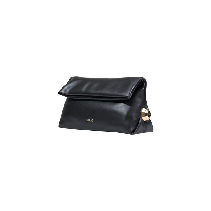 Liu Jo Black Polyethylene Clutch Bag
