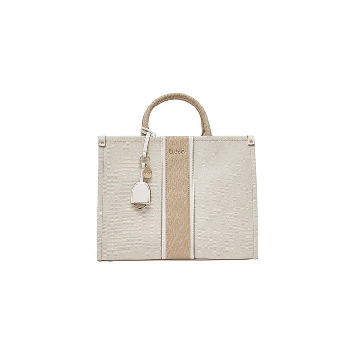 Liu Jo Beige Cotton Handbag