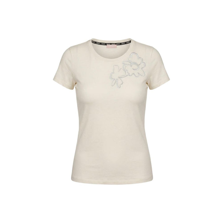 Liu Jo White Cotton T-Shirt