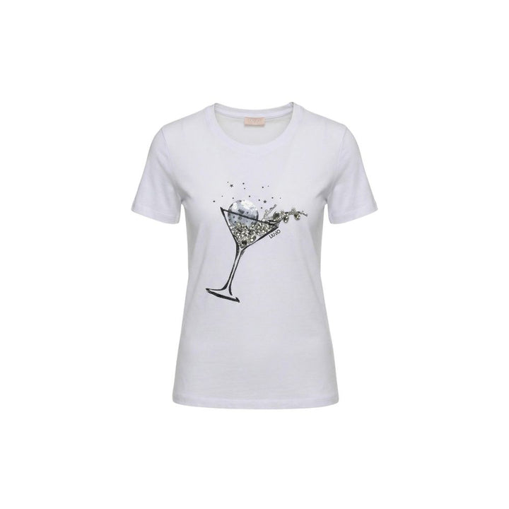 Liu Jo White Cotton T-Shirt