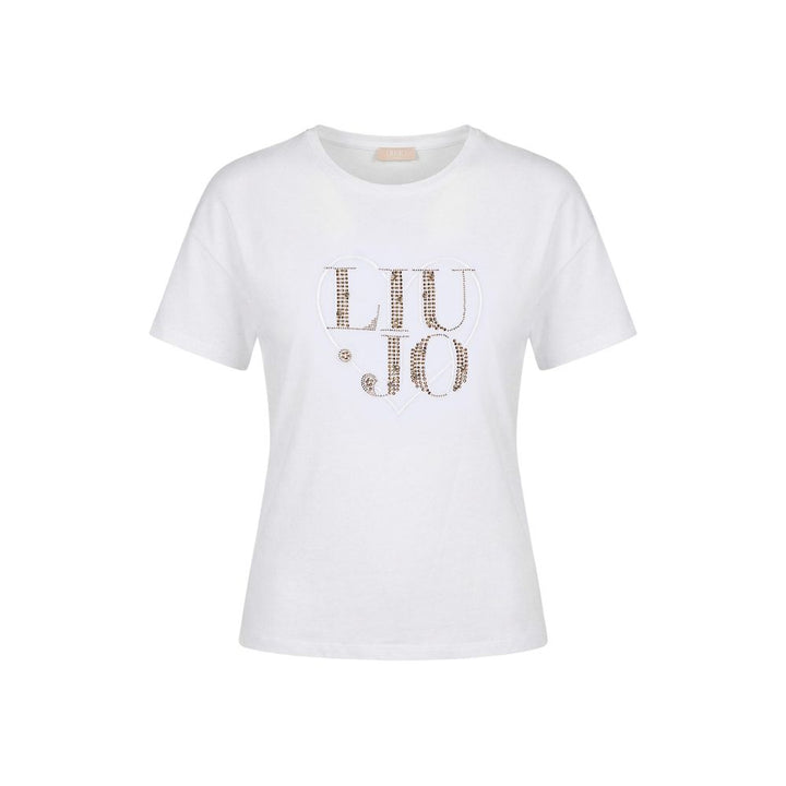 Liu Jo White Cotton T-Shirt