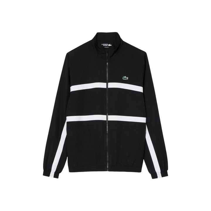Lacoste Black And White Polyester Sweatsuit