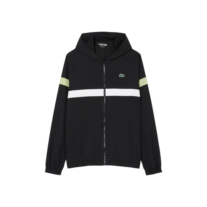 Lacoste Black And White Polyester Sweatsuit