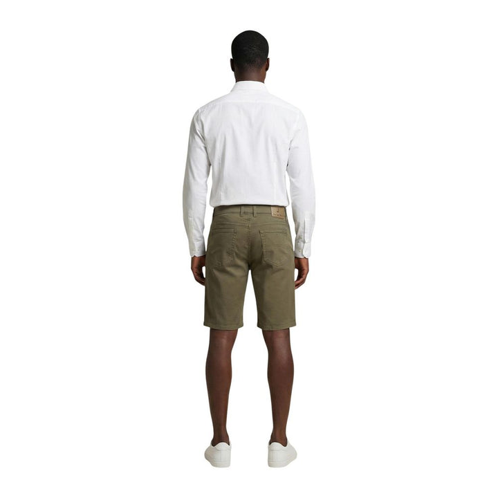 Jeckerson Bicolor Cotton Bermuda Shorts