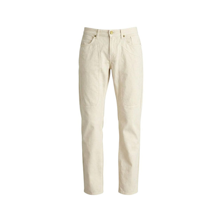 Jeckerson White Elastane Skinny Pants