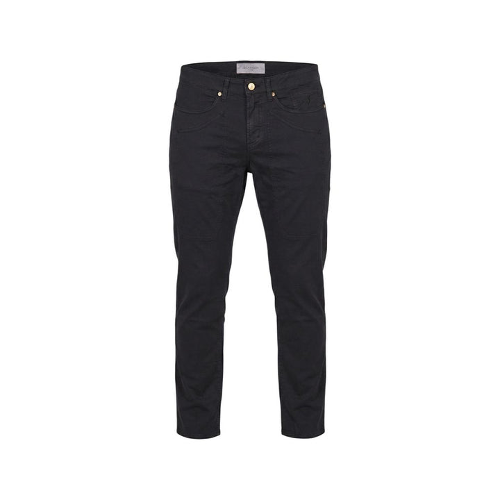 Jeckerson Blue Elastane Skinny Pants
