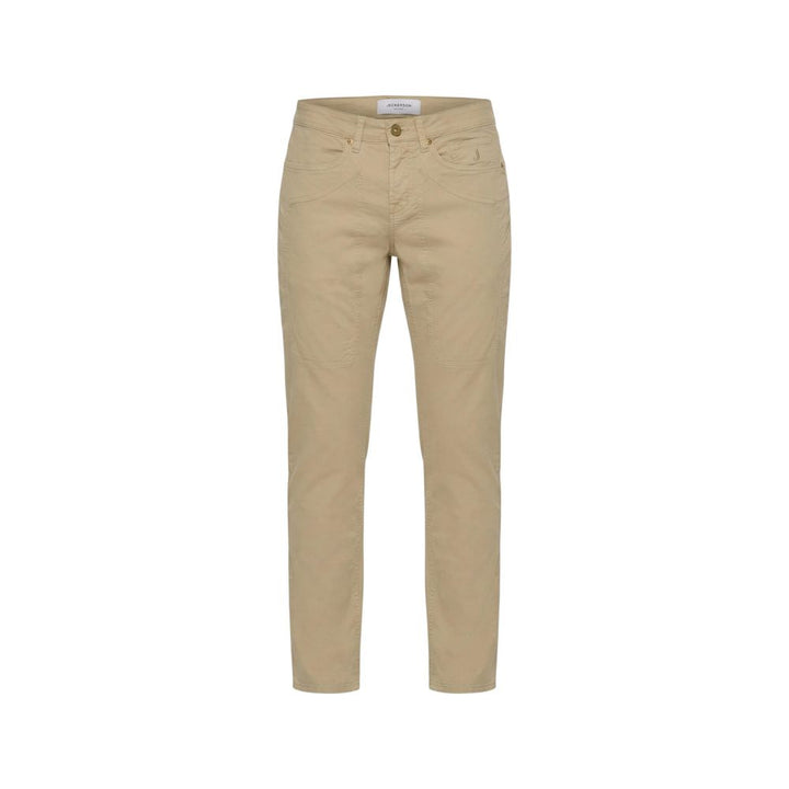 Jeckerson Beige Elastane Skinny Pants