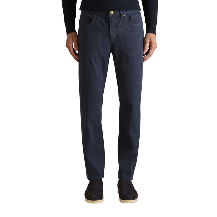 Jeckerson Blue Cotton Skinny Jeans