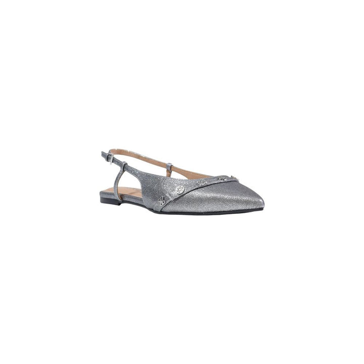 Guess Gray Polyester Platform Pumps