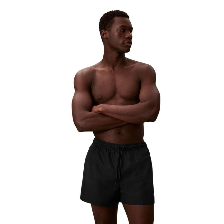 Calvin Klein Jeans Black Recycled Polyester Swim Shorts