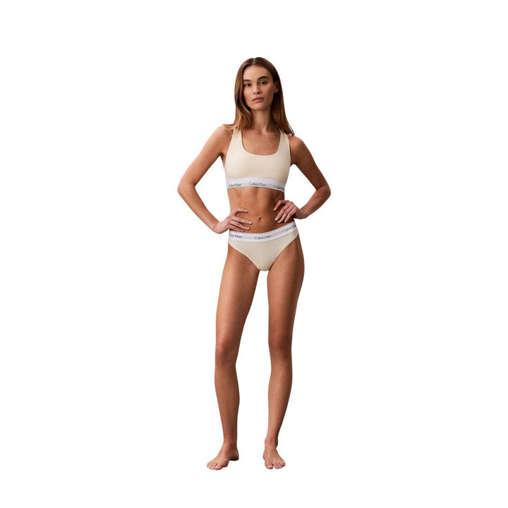 Calvin Klein Underwear Beige Cotton Pantie