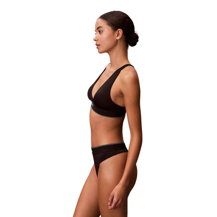 Calvin Klein Underwear Black Recycled Polyester Pantie