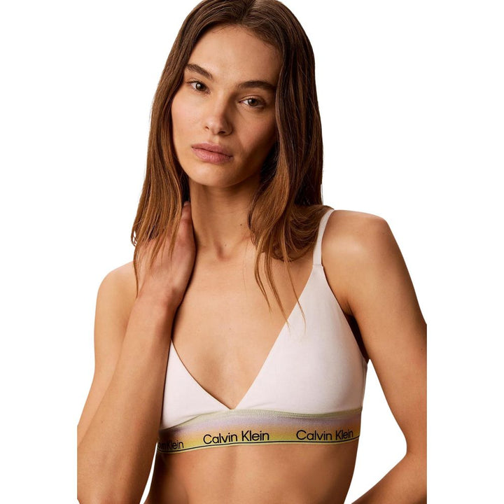 Calvin Klein Underwear White Cotton Bra