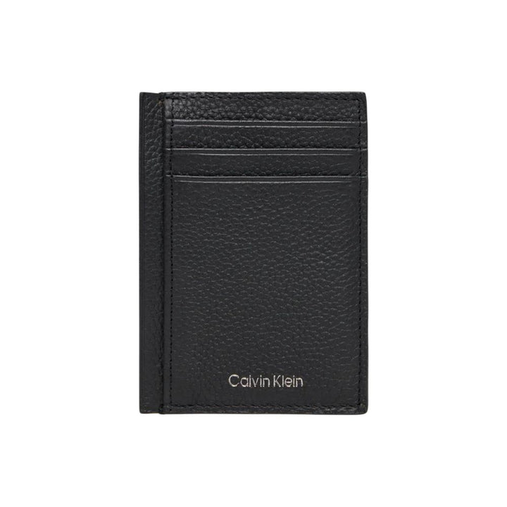 Calvin Klein Black Leather Cardholder