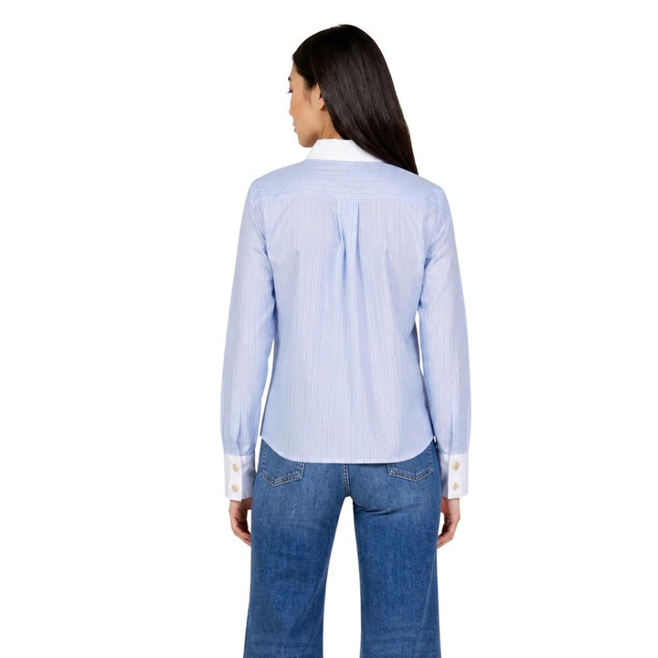 Morgan De Toi Blue Polyester Blouse