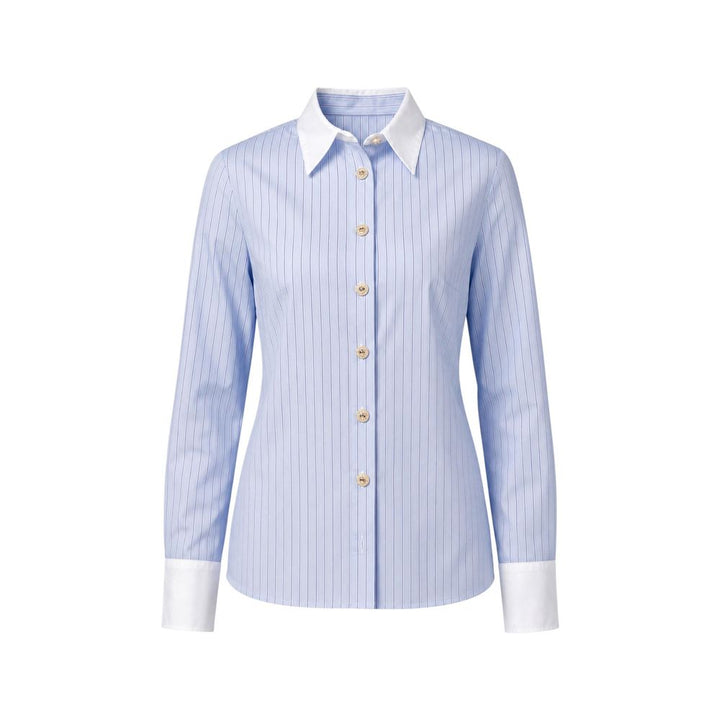 Morgan De Toi Blue Polyester Blouse