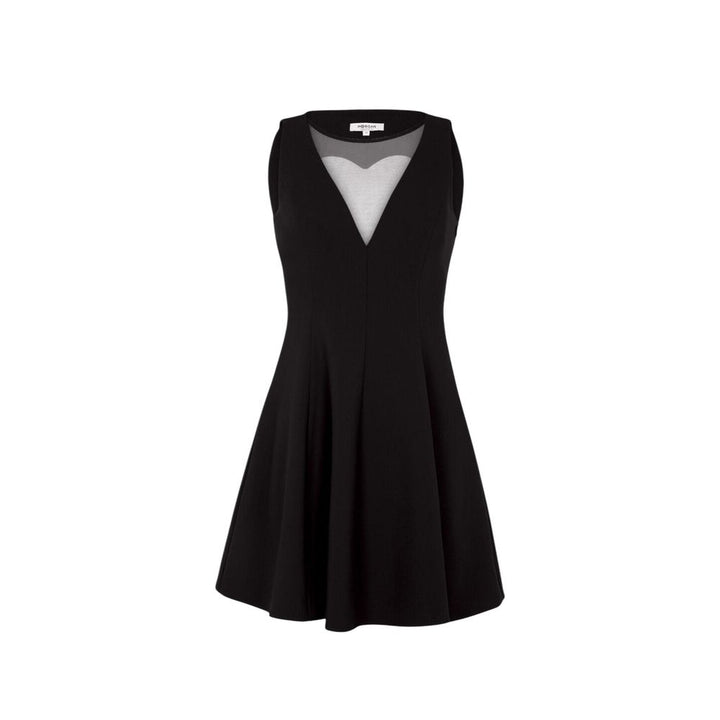 Morgan De Toi Black Polyester Midi Dress