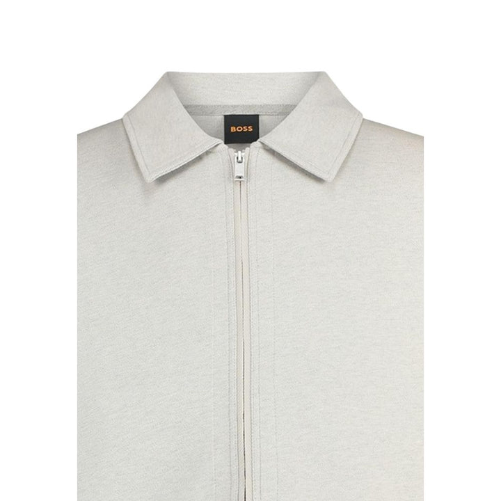 Hugo Boss Gray Cotton Sweatshirt