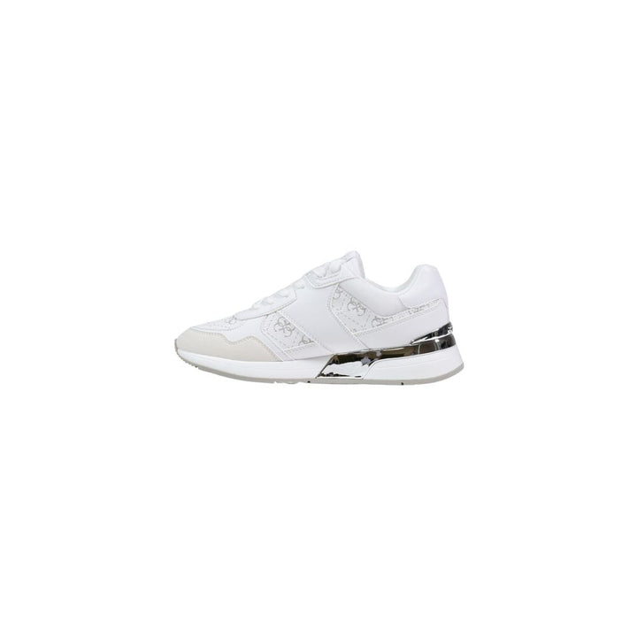 Guess White Leather Chunky Sneakers