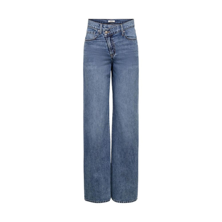 Only Blue Cotton Relaxed Fit Jeans