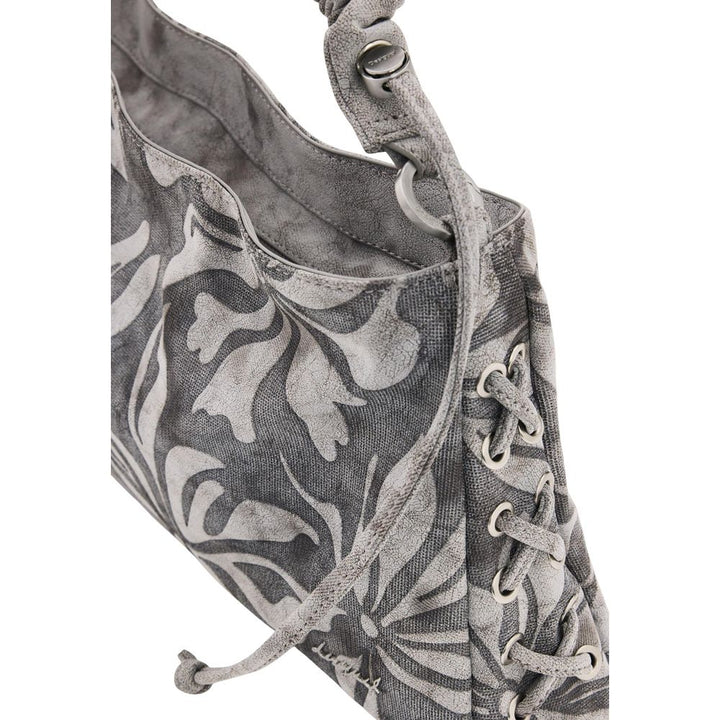 Desigual Gray Cotton Handbag