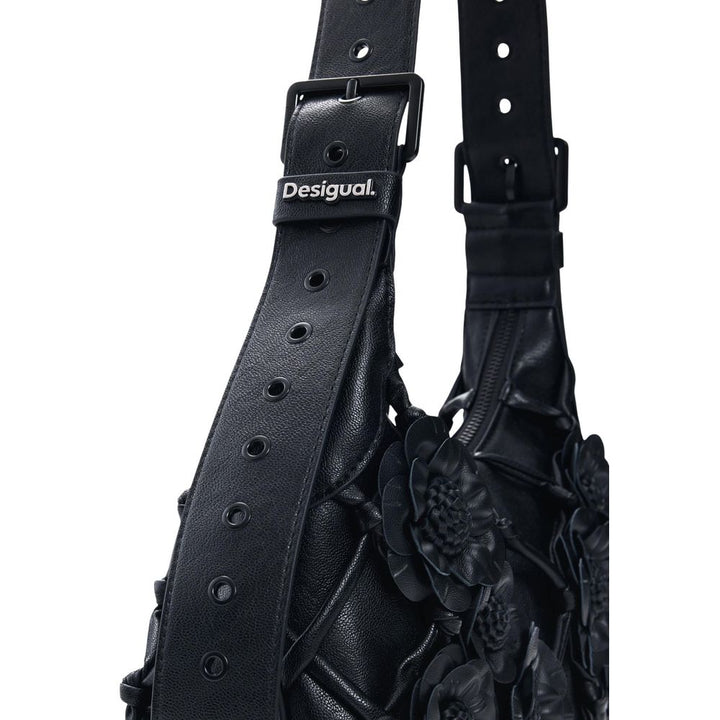 Desigual Black Cotton Handbag