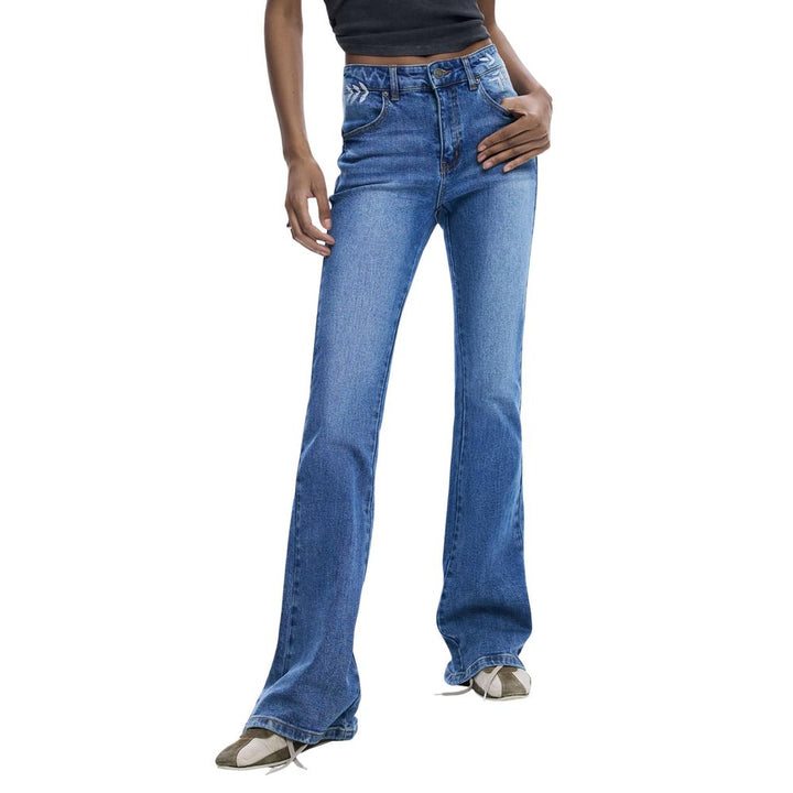 Desigual Light Blue Cotton Mom Jeans