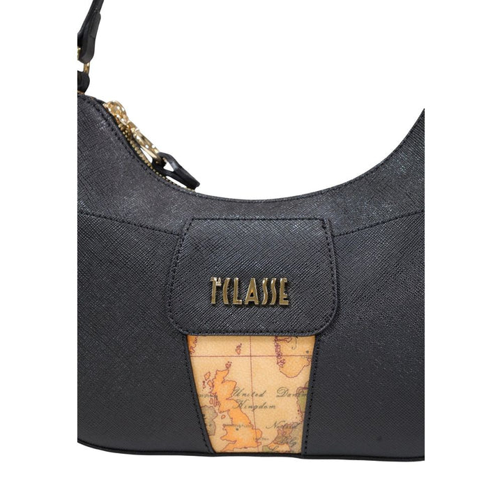 Alviero Martini Prima Classe Black Pvc Handbag