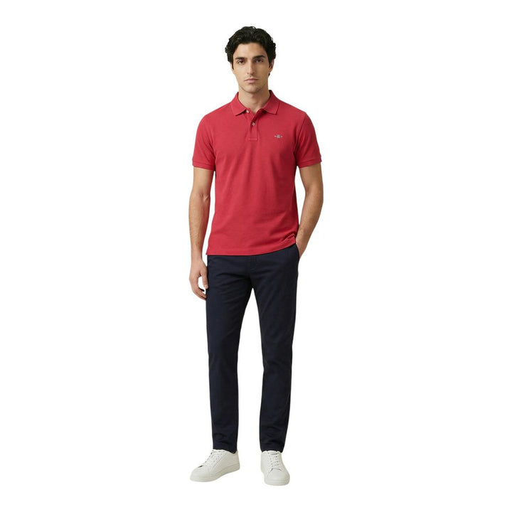 Gant Red Cotton Polo Shirt