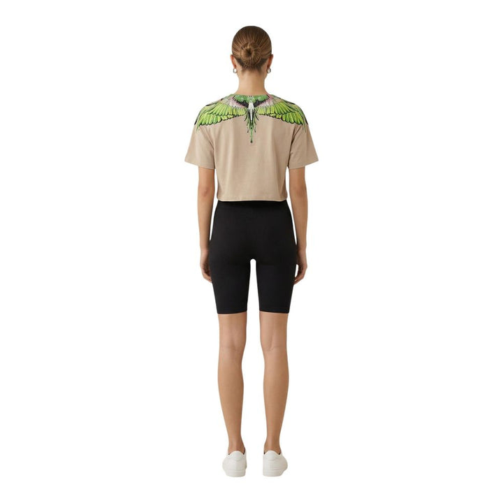 County of Milan Beige Cotton T-Shirt