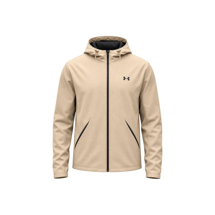 Under Armour Beige Polyester Hoodie
