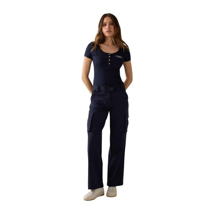 Guess Blue Viscose T-Shirt