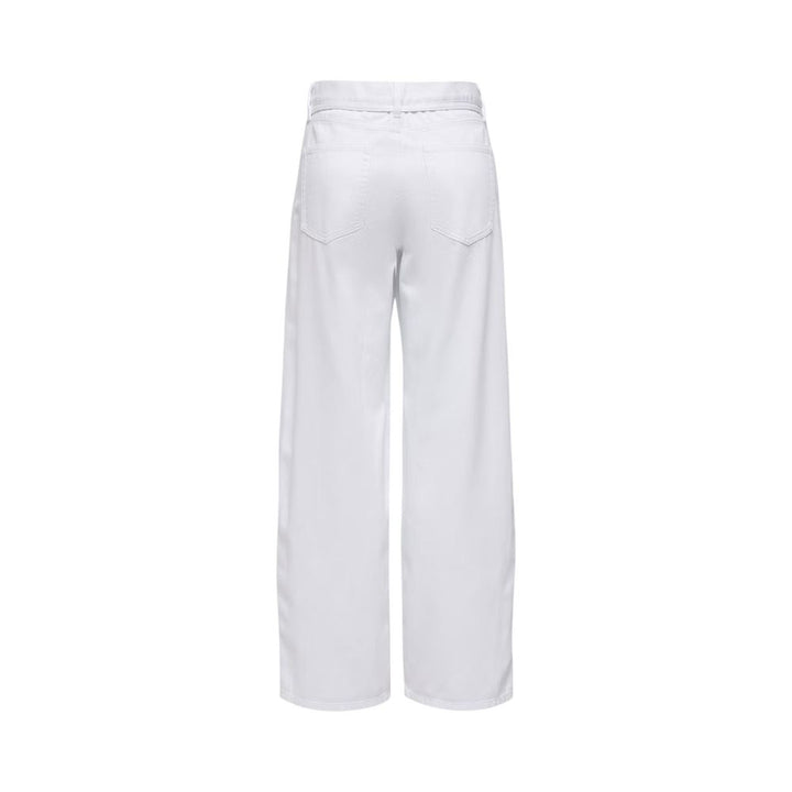 Only White Cotton Mom Jeans
