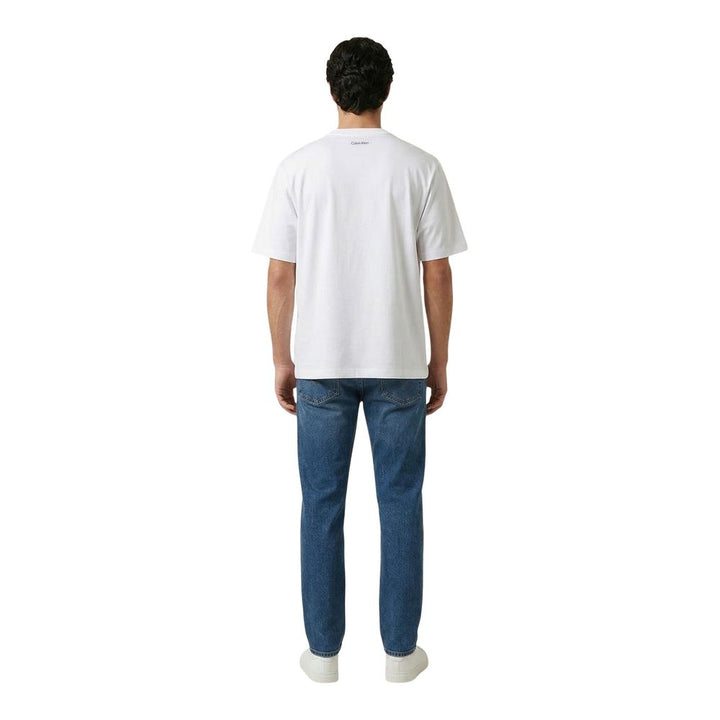 Calvin Klein Jeans White Cotton T-Shirt