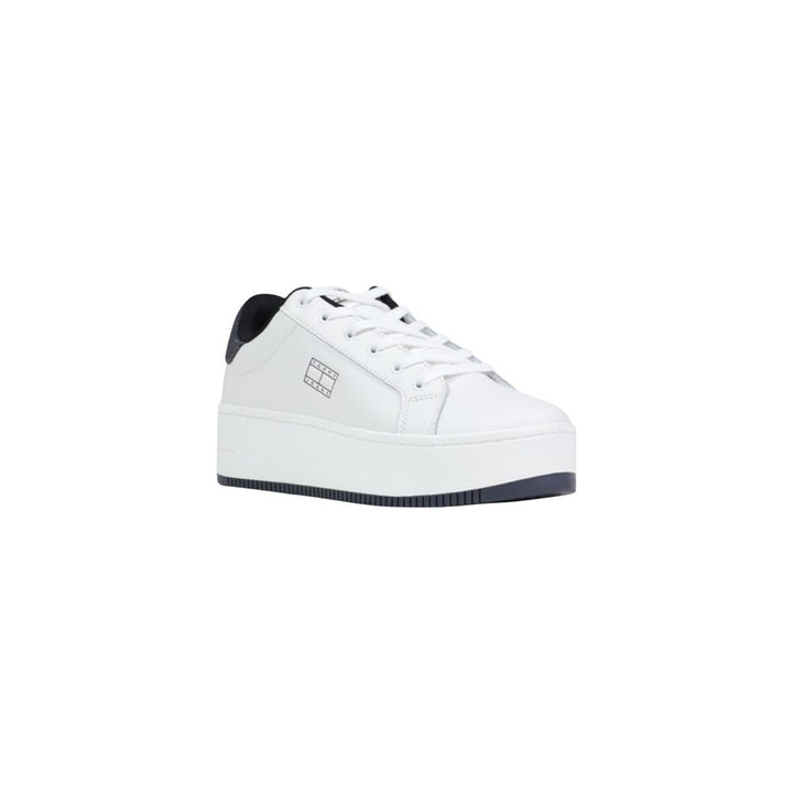 Tommy Hilfiger Jeans White Leather Chunky Sneakers