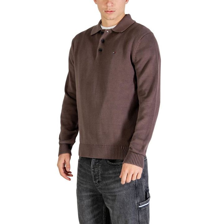 Tommy Hilfiger Jeans Brown Organic Cotton Sweatshirt