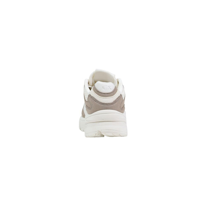 Armani Exchange Brown Polyamide Athletic Sneakers
