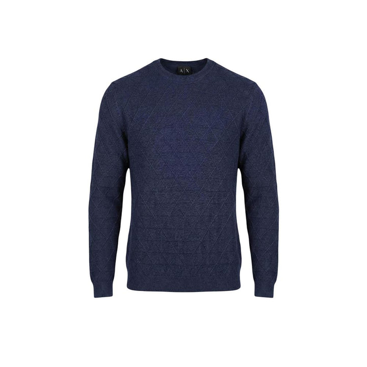 Armani Exchange Blue Viscose Sweatshirt