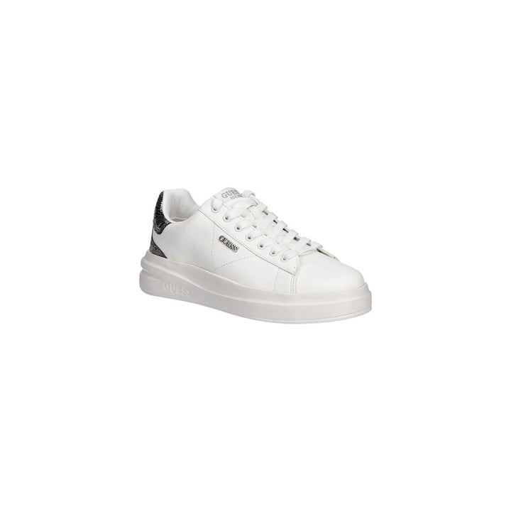 Guess Silver Leather Sneakers