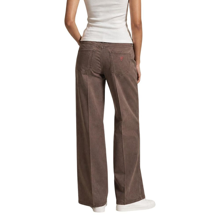 Guess Beige Lyocell Flared Pants