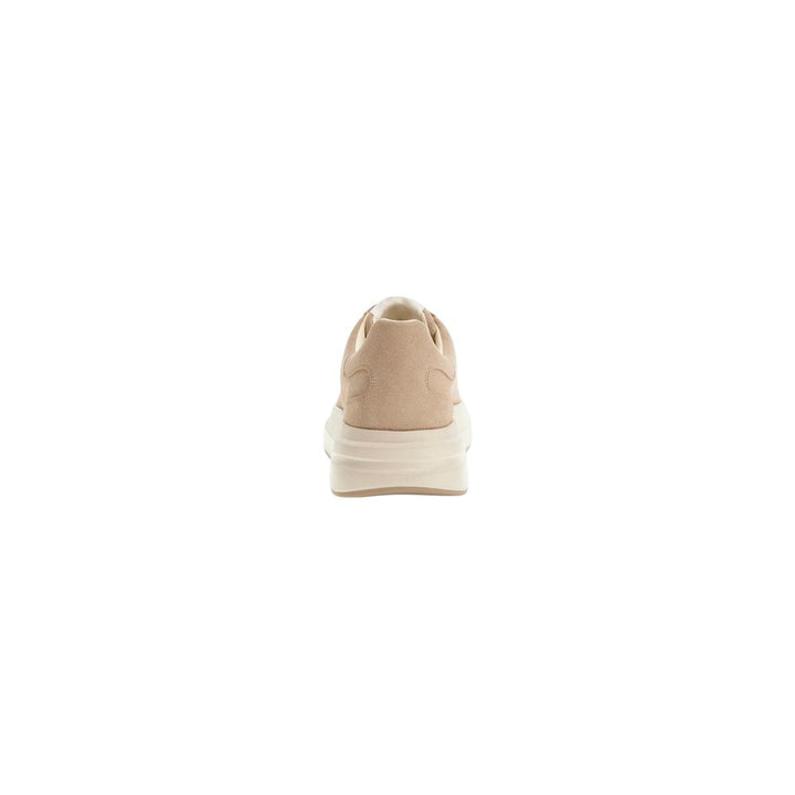 Guess Beige Suede Leather Low Top Sneakers