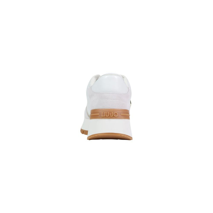 Liu Jo White Artificial Leather Athletic Sneakers