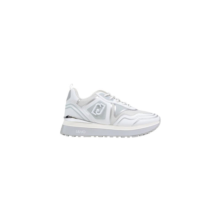 Liu Jo White Artificial Leather Chunky Sneakers