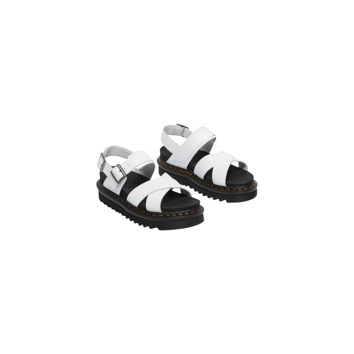 Dr. Martens White Leather Strap-On Sandals