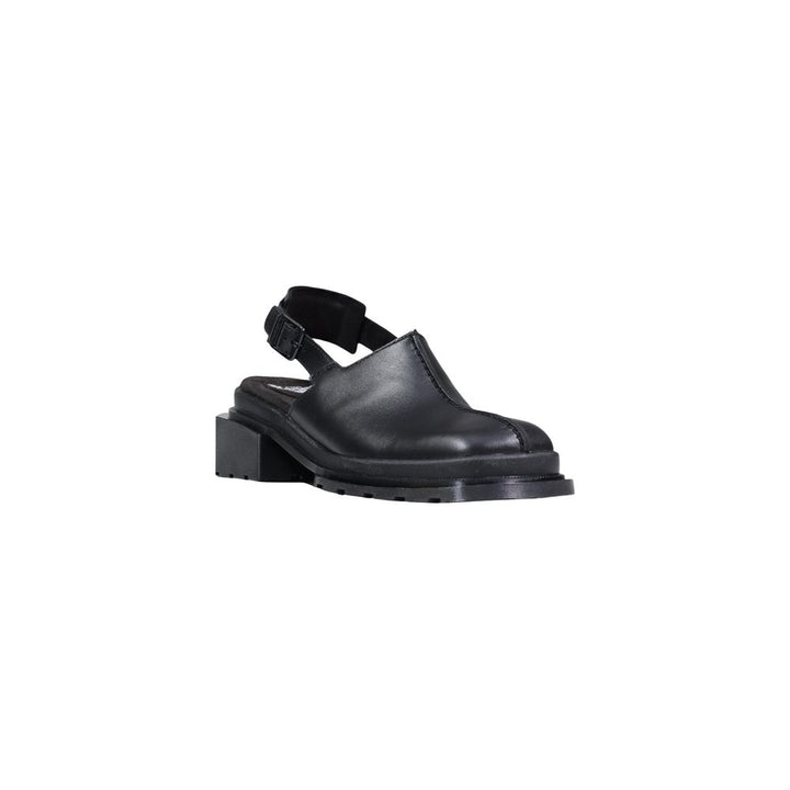 Dr. Martens Black Leather Mules