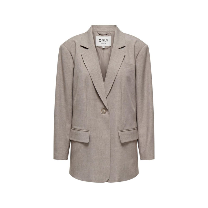 Only Beige Polyester Blazer